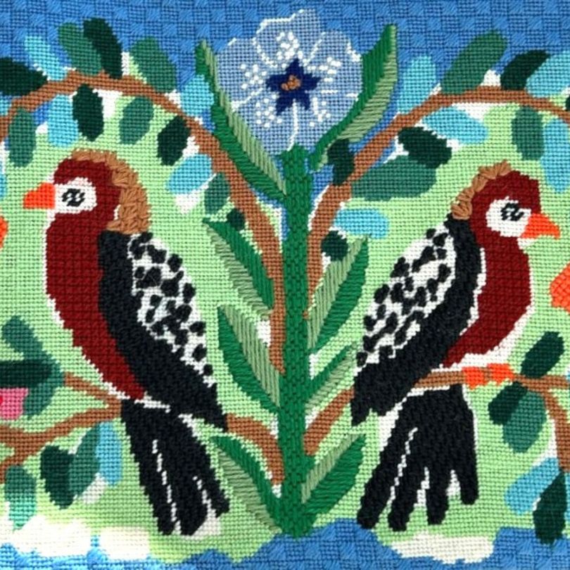 Birds of a Feather Needlepoint Kit - Stitch Guide