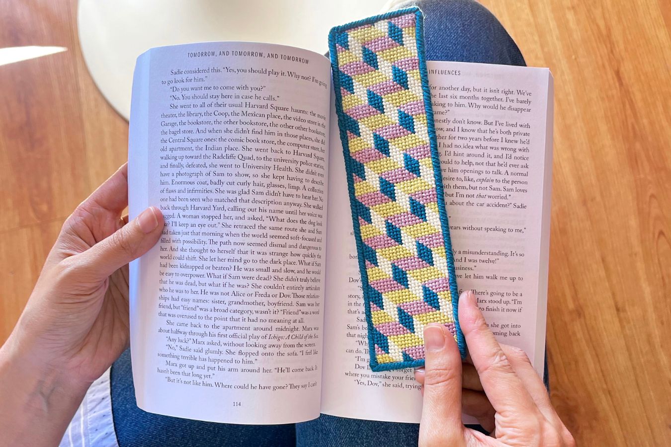 How to Make a DIY Needlepoint Bookmark Instructions & Video Tutorial