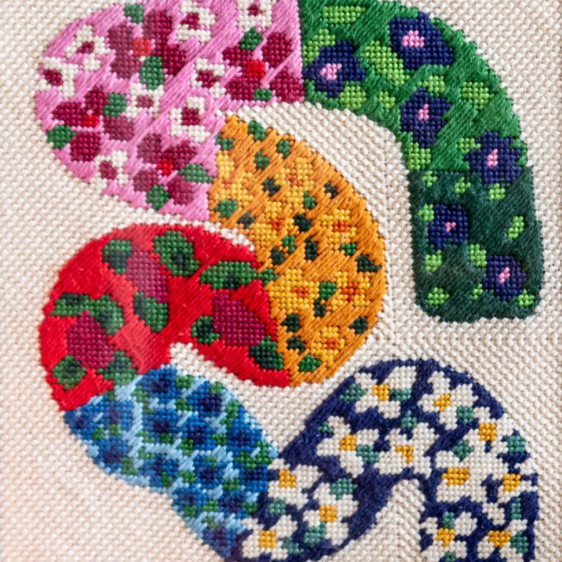 Sunflower Needlepoint Kit - Stitch Guide