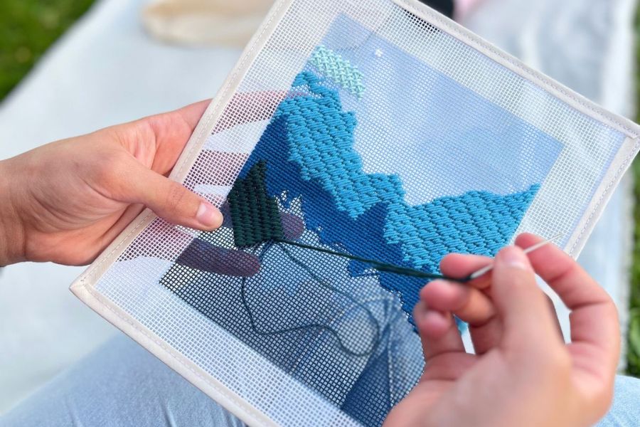 New to Needlepoint? Here's what you can find in a kit