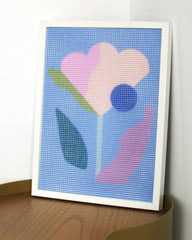 Origami Heart Contemporary Beginner Needlepoint Kit – Unwind Studio