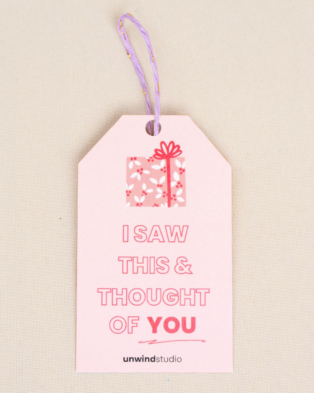 Gift Tag "Tought of You"