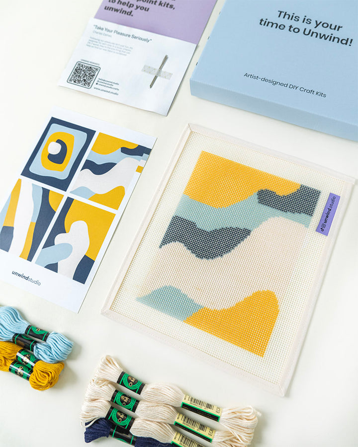 Waves Needlepoint Kit