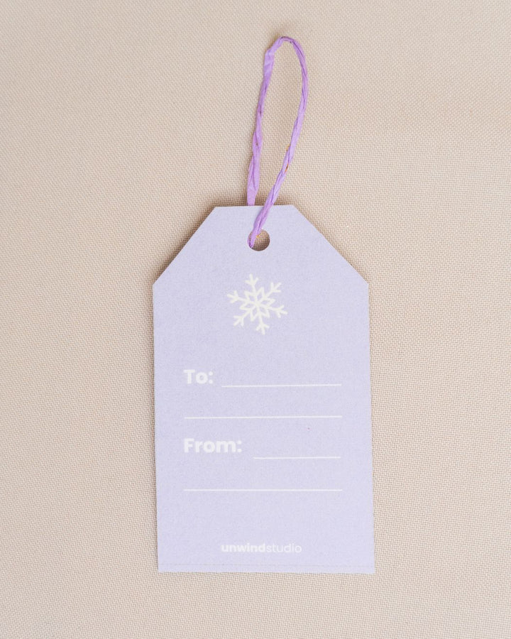 Gift Tag "Time to Unwind"