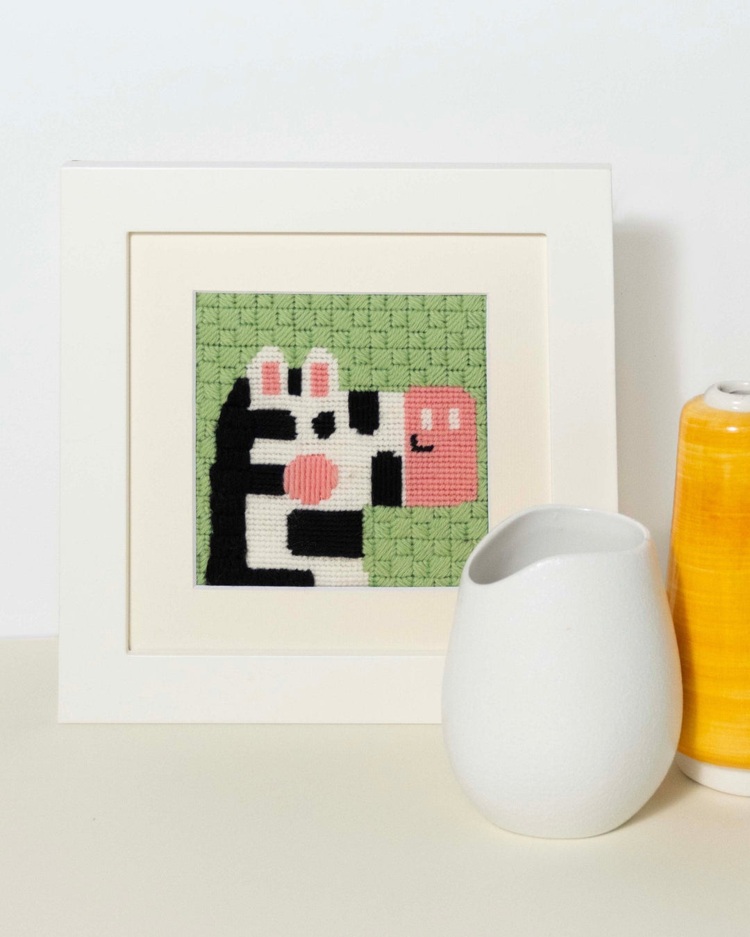 Frames for Needlepoint by Unwind Studio Zoe the Zebra design