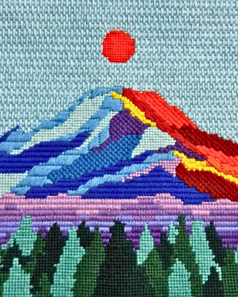 Mount Rainier Needlepoint Kit