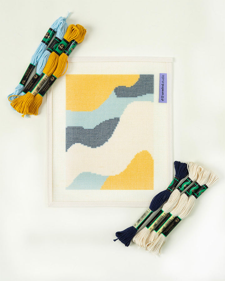 Waves Needlepoint Kit