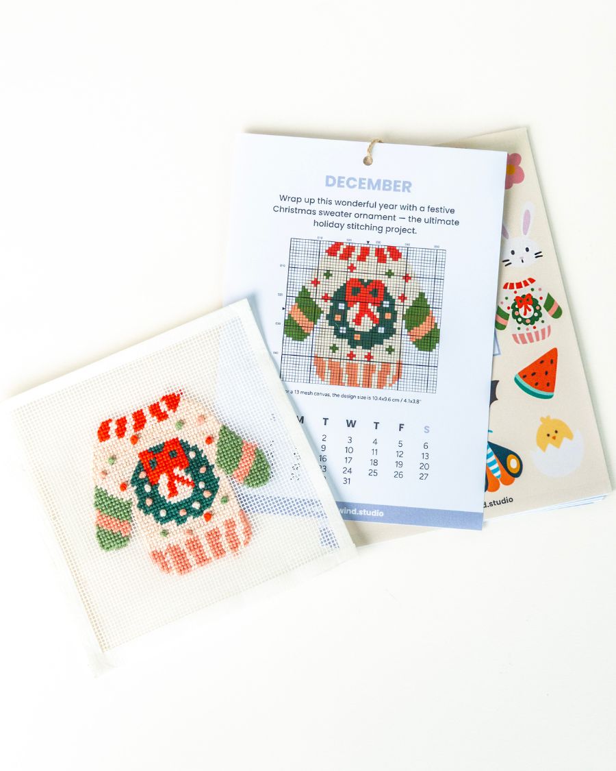 Needlepoint Charts Calendar 2025 - FREE GIFT