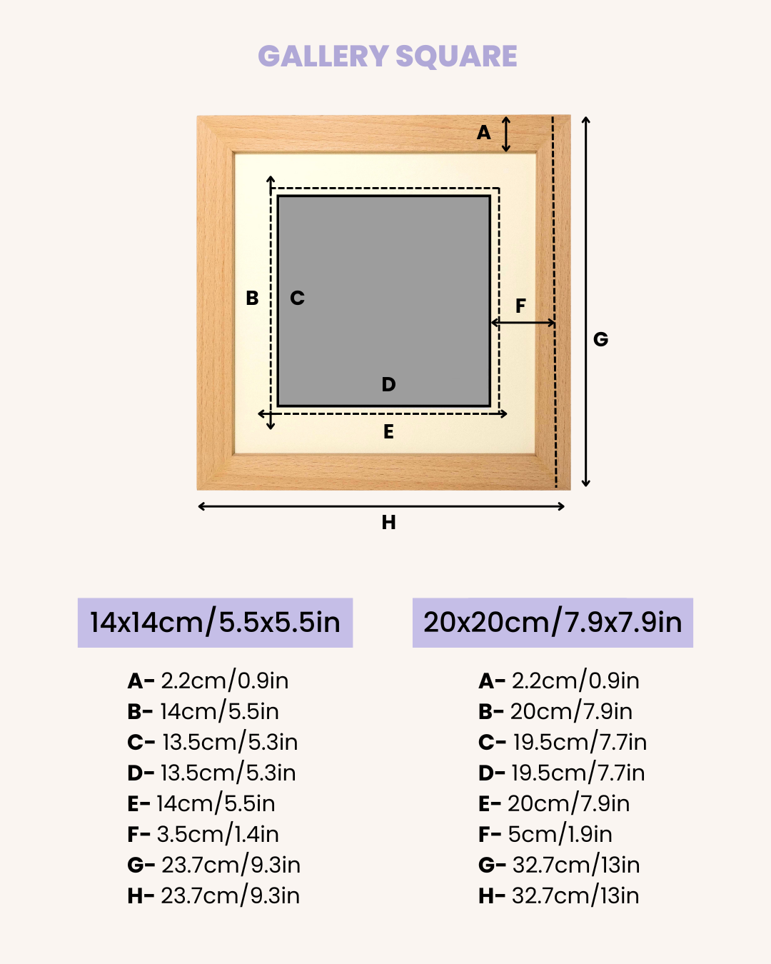 Solid Wood Frame: Gallery