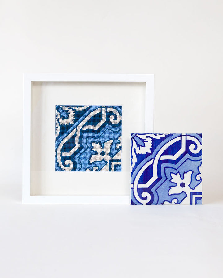 Frames for Needlepoint by Unwind Studio Fontainhas design