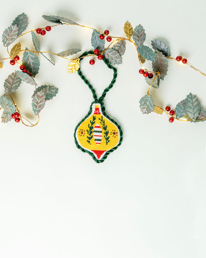 Christmas Jolly Needlepoint Ornament Kit