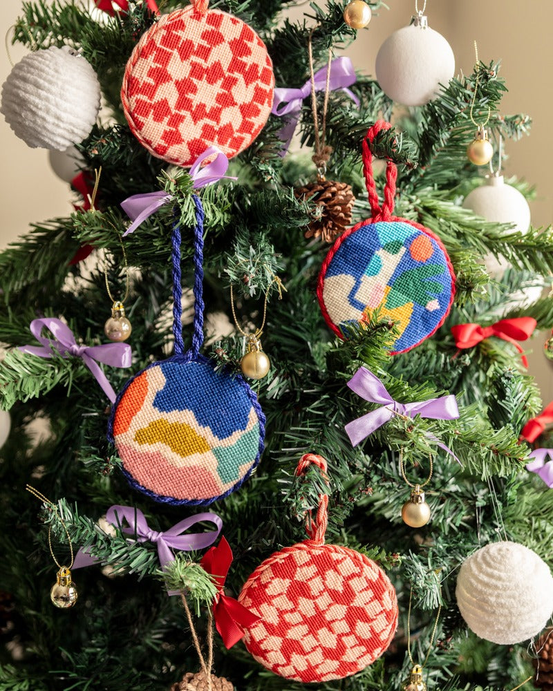 Finishing your Needlepoint Ornament – Unwind Studio