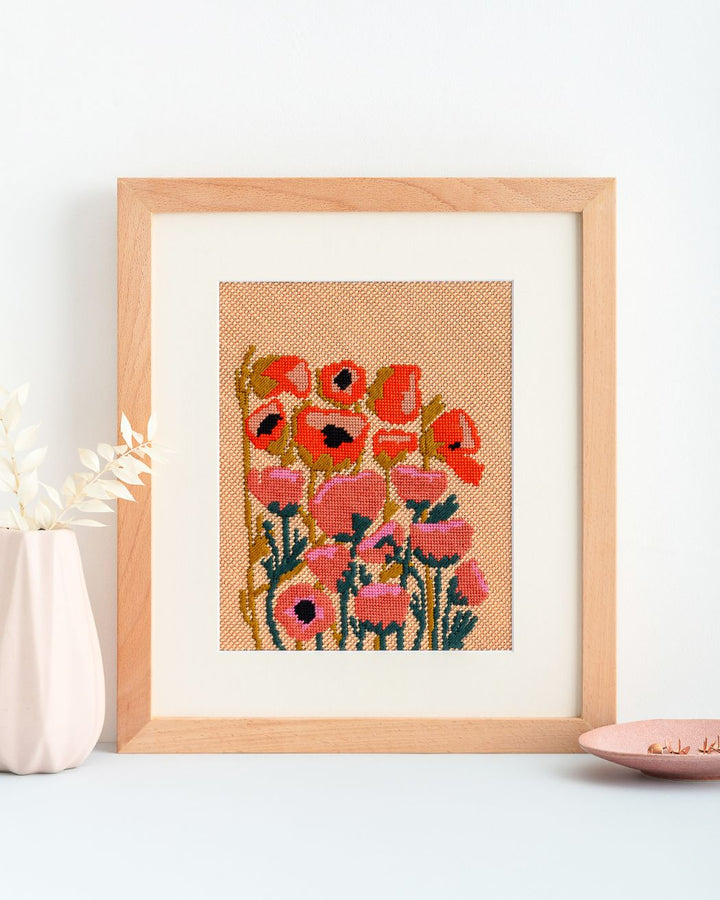 Poppy Blobs Needlepoint Kit