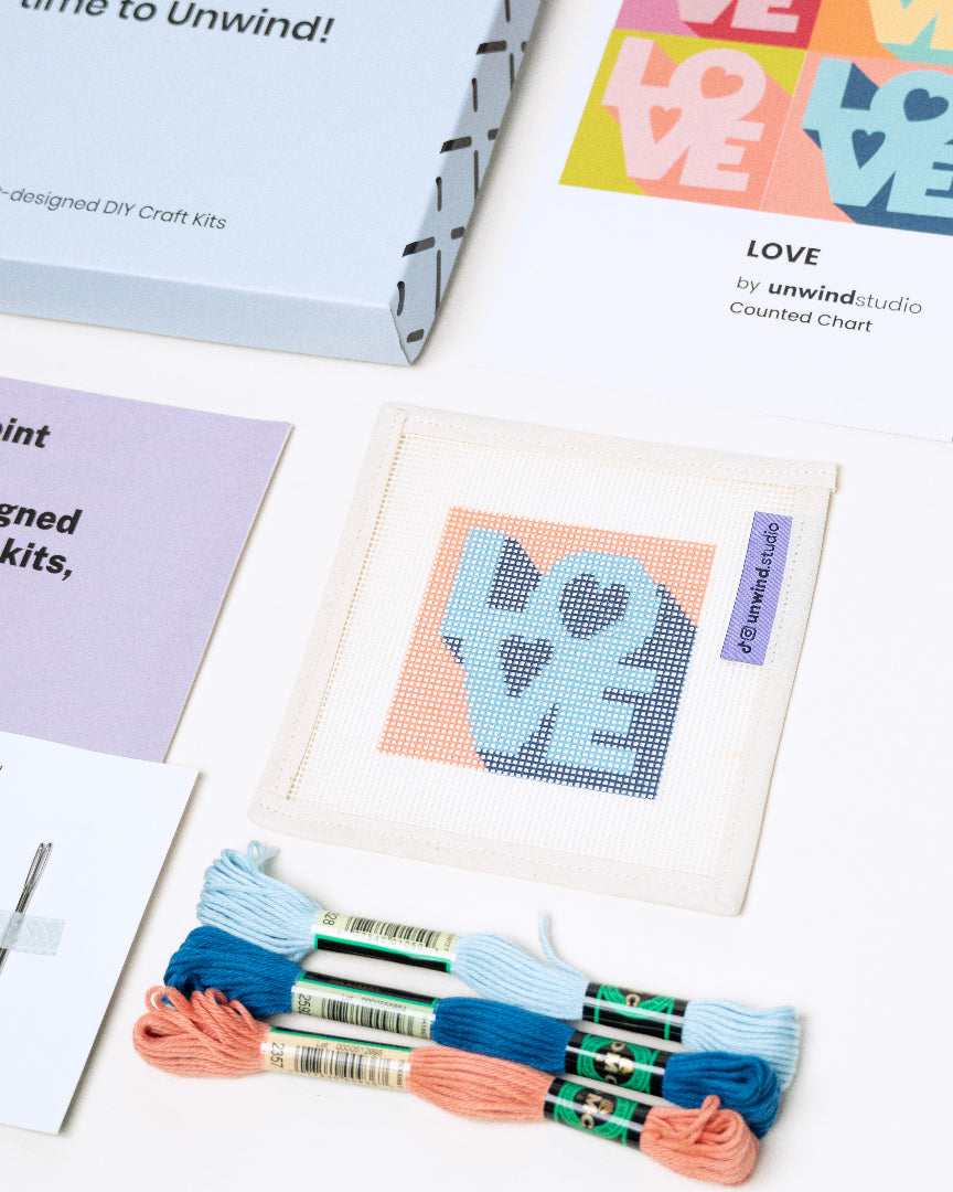 Love Magnet Needlepoint Kit