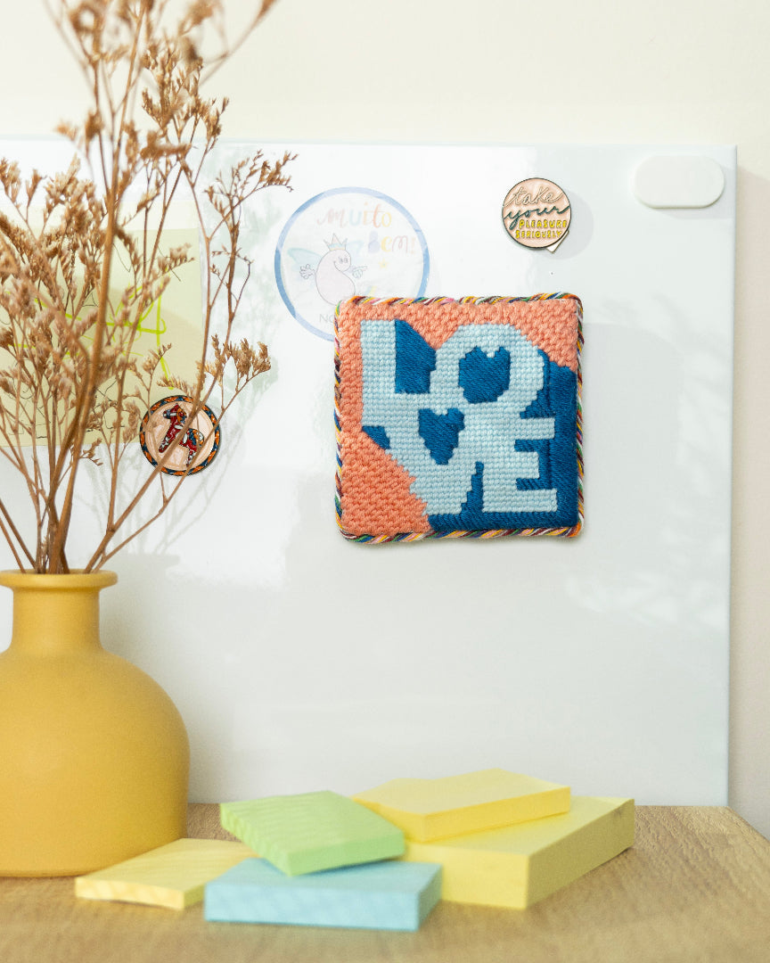 Love Magnet Needlepoint Kit