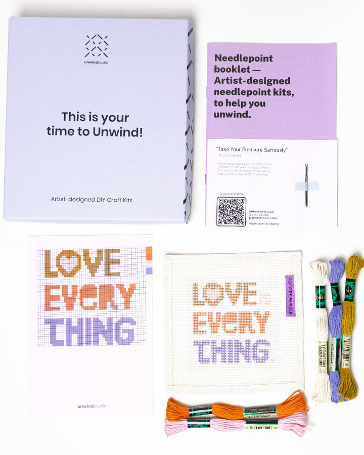 Love is Everything Needlepoint Kit