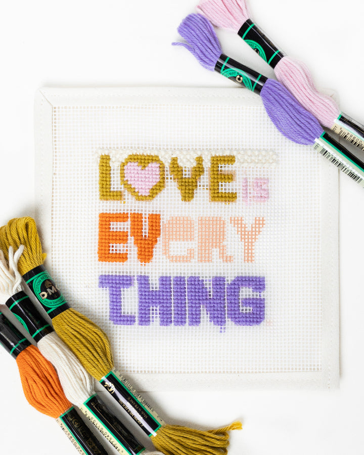 Love is Everything Needlepoint Kit