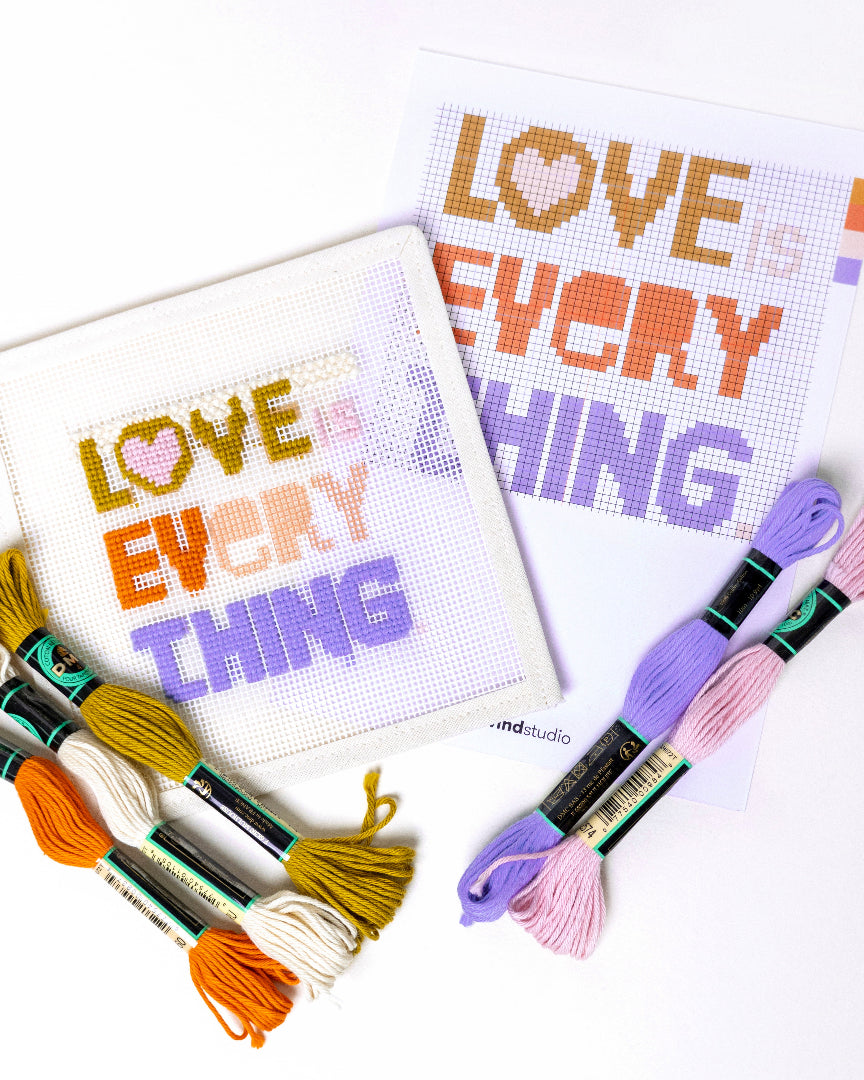 Love is Everything Needlepoint Kit