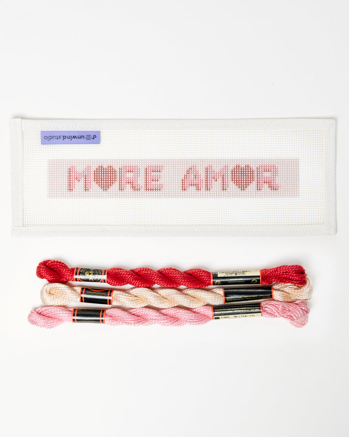 More Amor Key Fob Needlepoint Kit