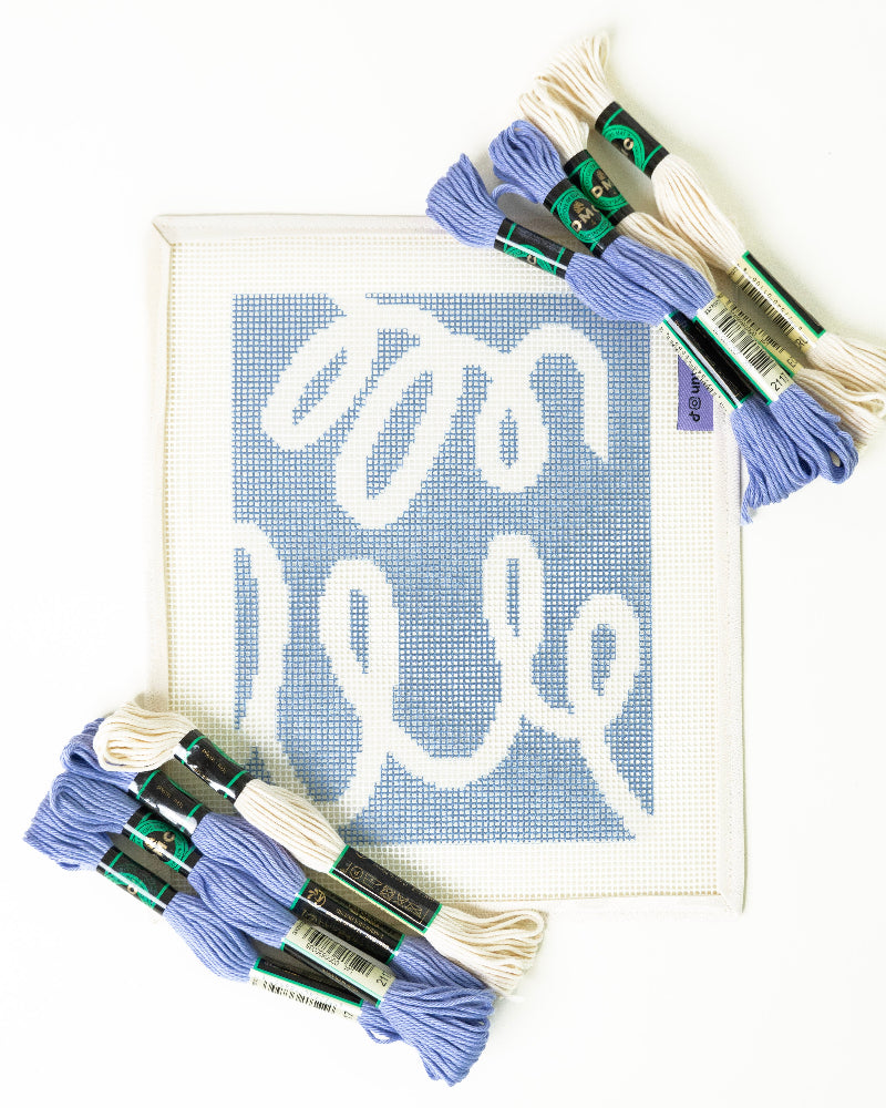 Olelele Needlepoint Kit - canva and threads