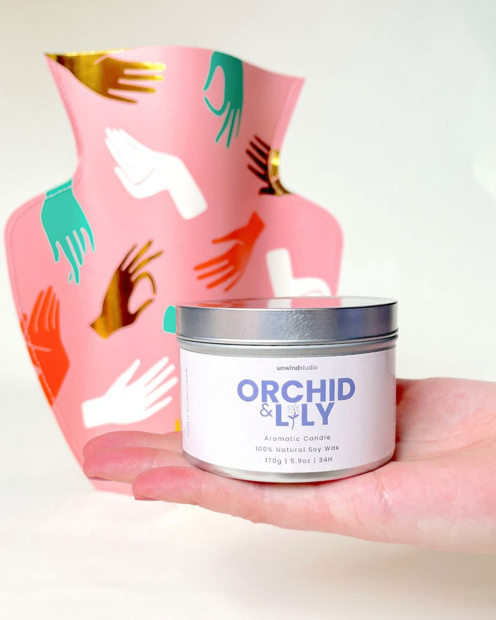 Candle Orchid & Lily by Unwind Studio