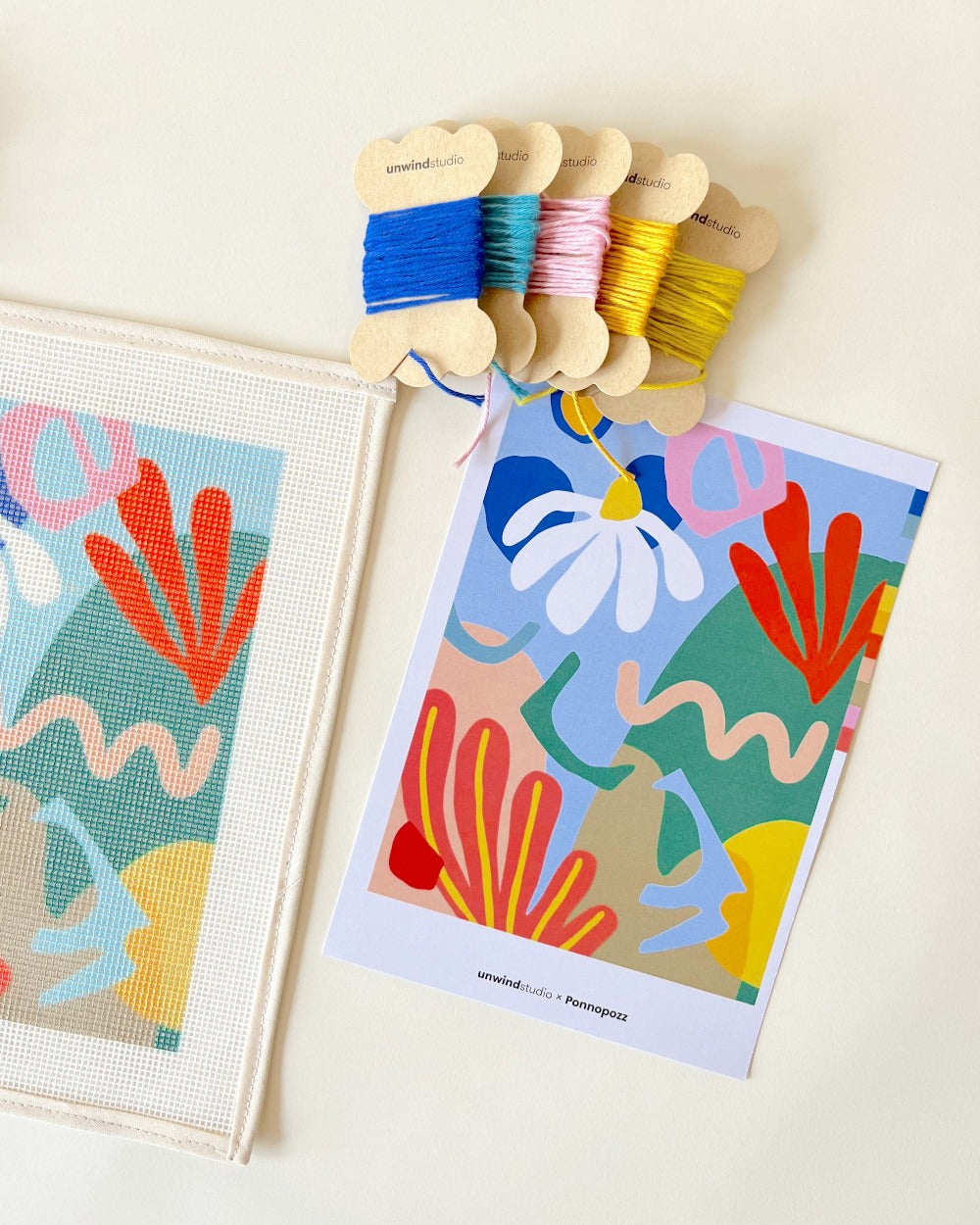 The Marsh Needlepoint Kit by Unwind Studio