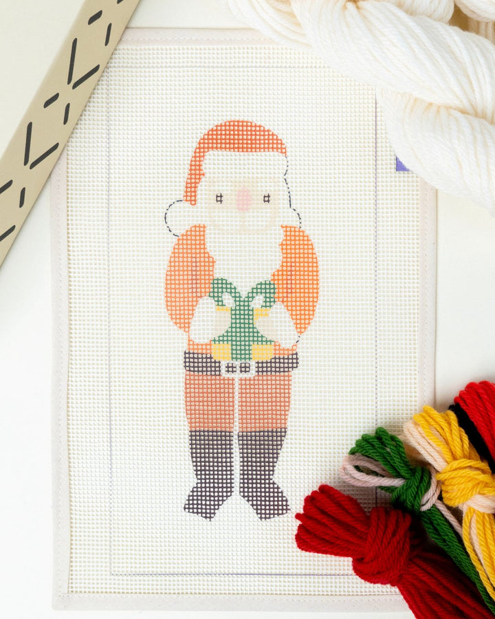 The Santa Claus Needlepoint Stand Up Kit