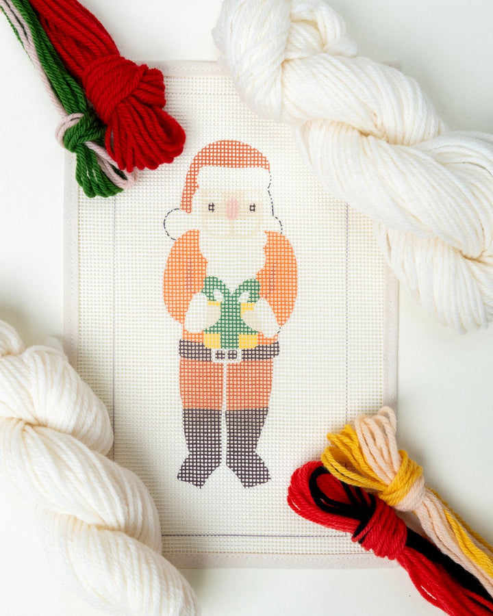 The Santa Claus Needlepoint Stand Up Kit