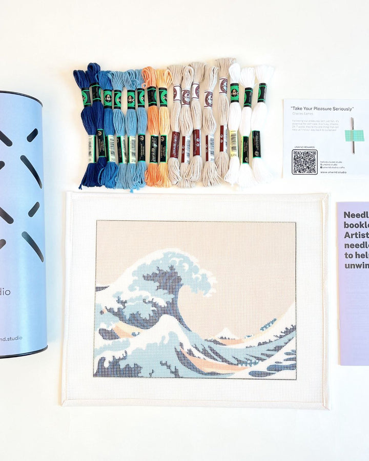 The Great Wave Needlepoint Kit