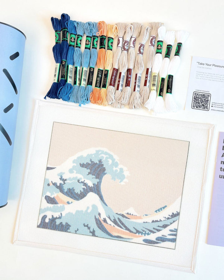 The Great Wave Needlepoint Kit