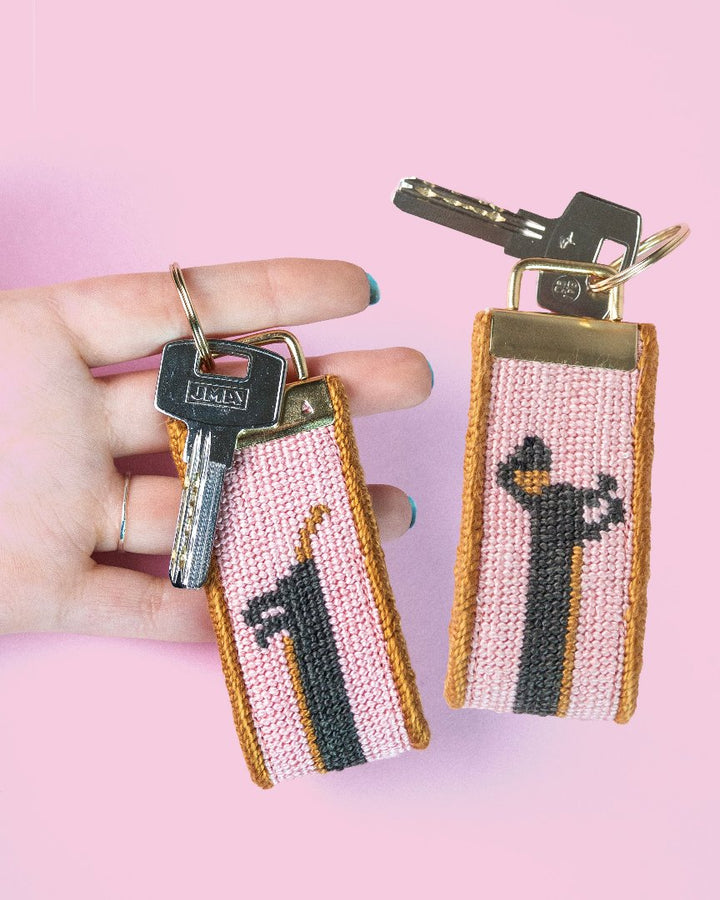 The Wi(e)nner Key Fob Needlepoint Kit