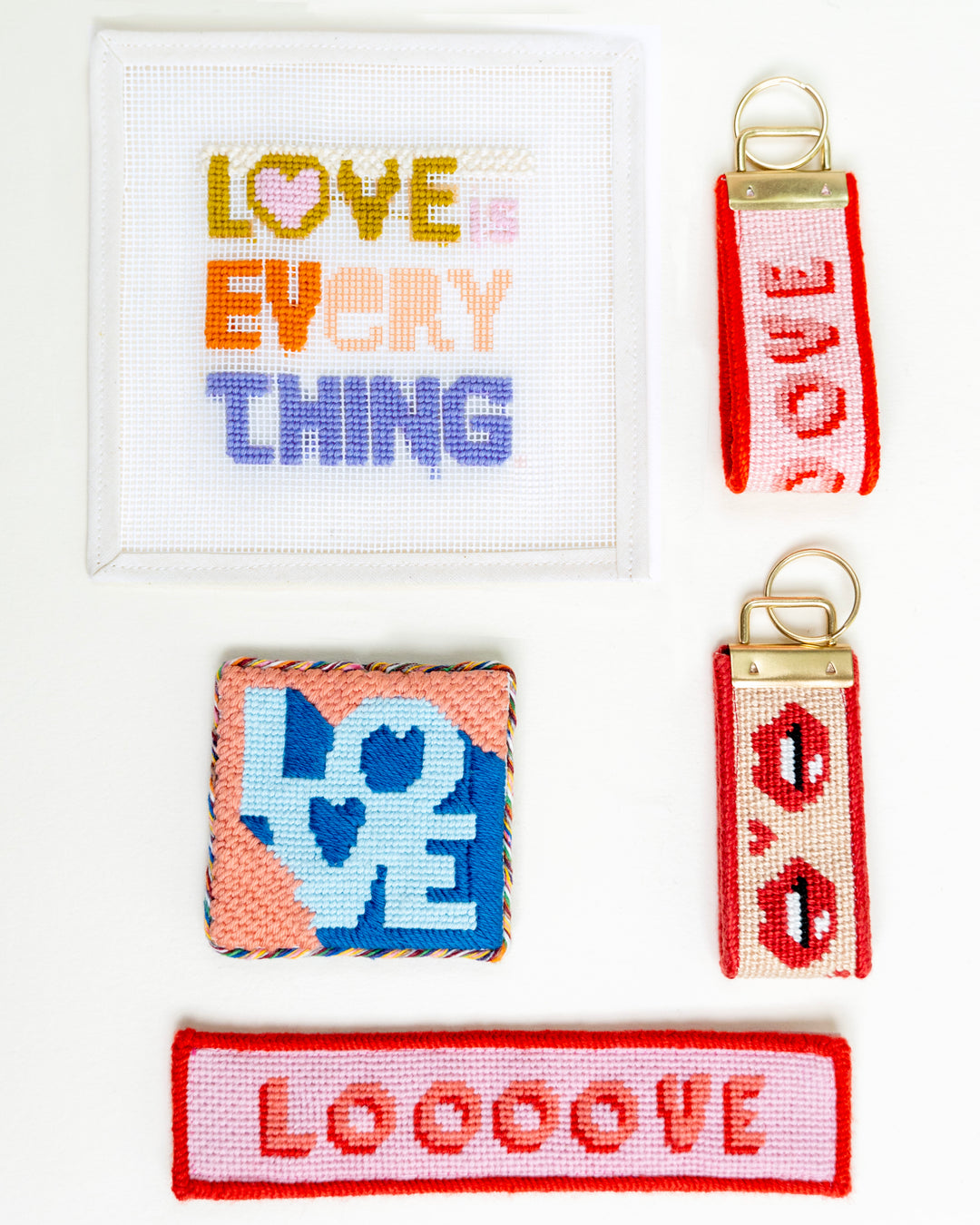 Mehr Amor Key Fob Needlepoint Kit