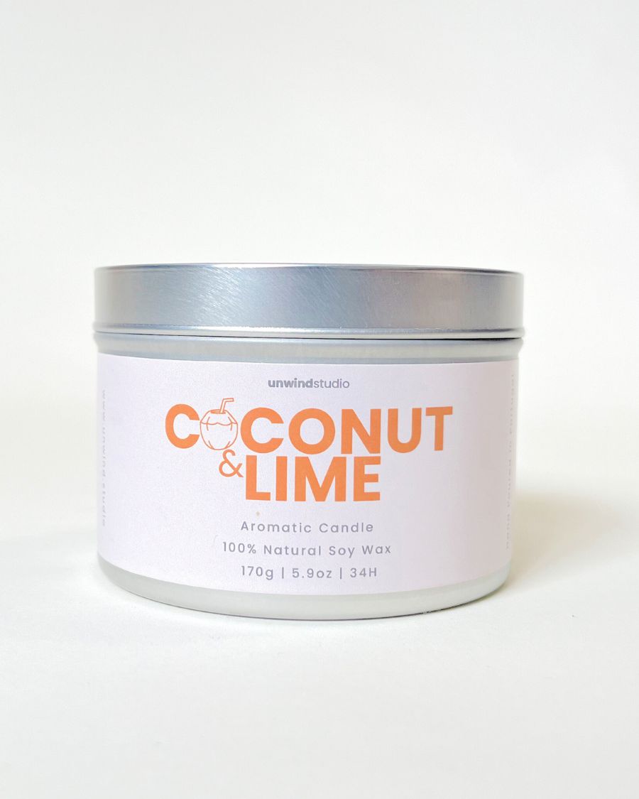 Candle Coconut & Lime by Unwind Studio