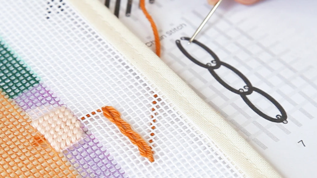 How to Attach a Needlepoint to a Tote Bag – Unwind Studio