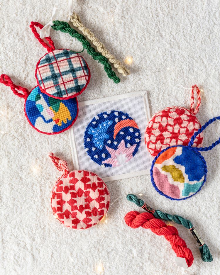 Christmas Needlepoint Ornaments Bundle - Save 10%