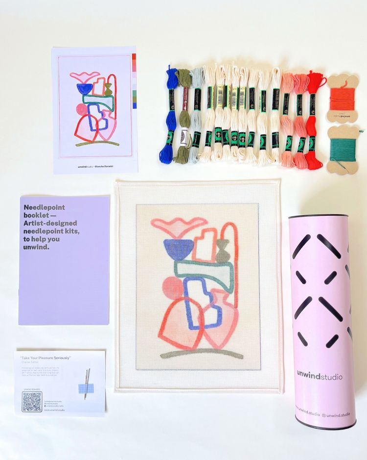 Equilibrium Needlepoint Kit by Unwind Studio