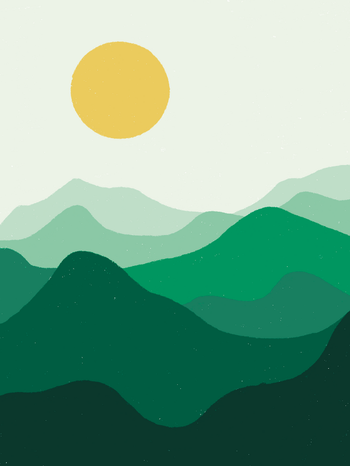 Green Mountains Needlepoint Kit