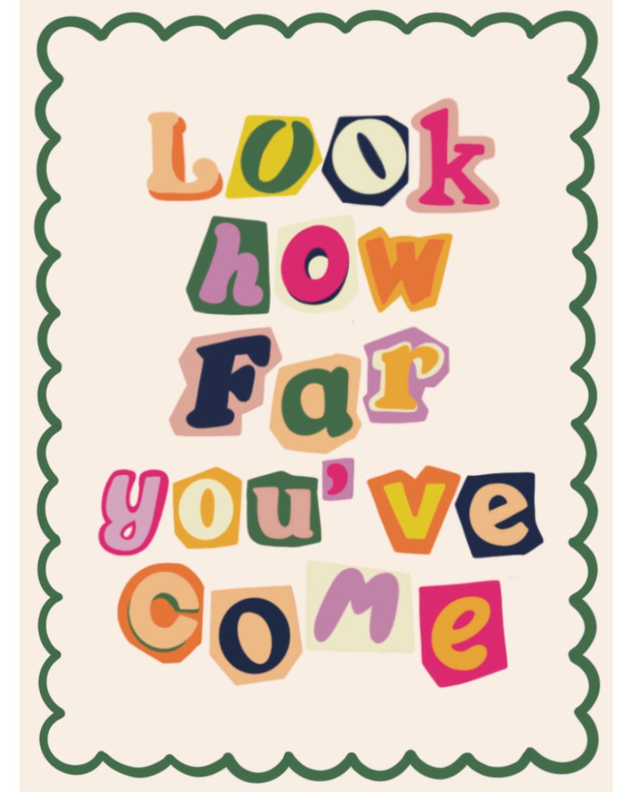 Look How Far You've Come Needlepoint Kit