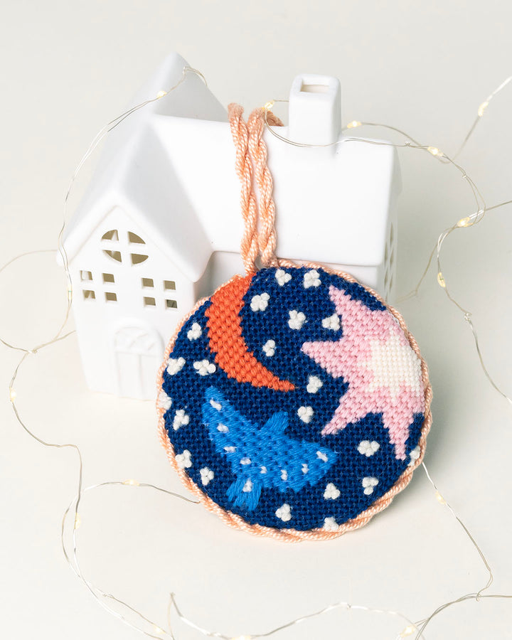 Weihnachtsnacht Tapisserie Ornament Kit