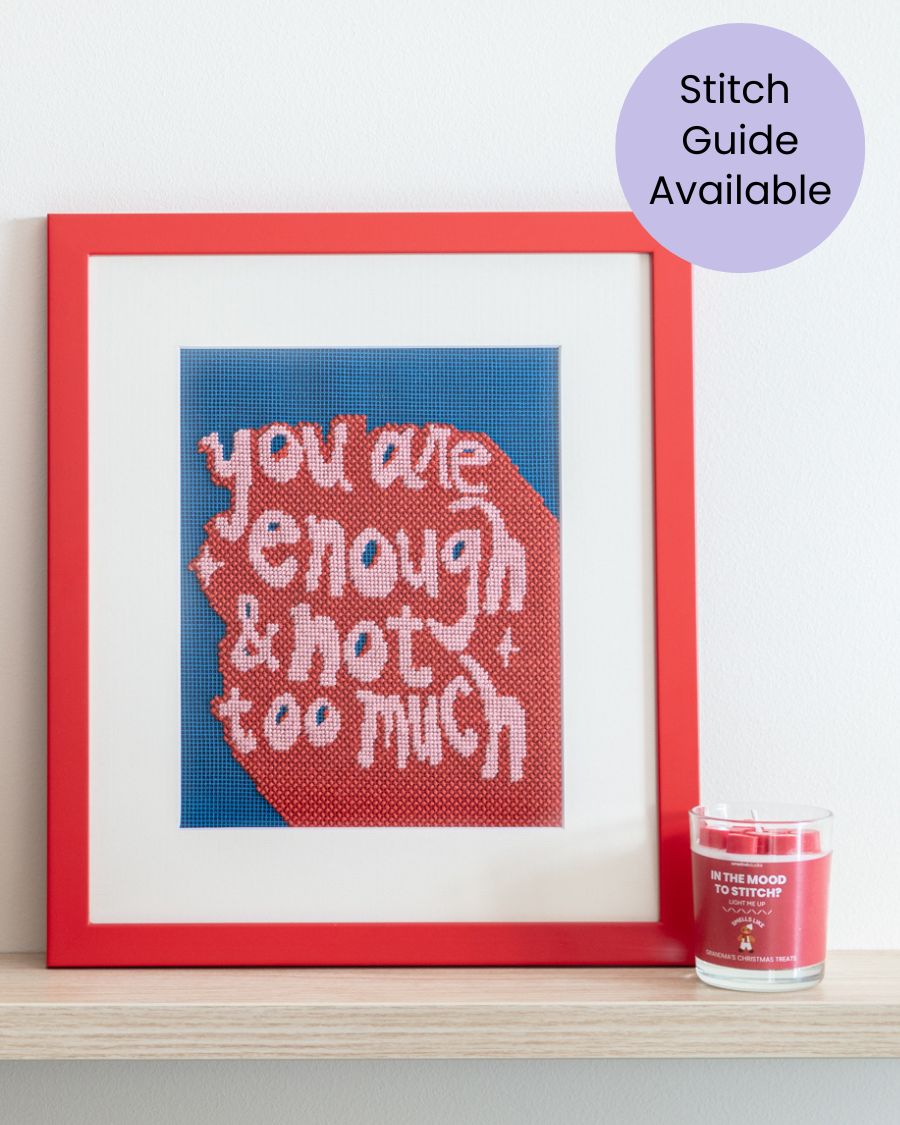 you are enough needlepoint kit unwind studio