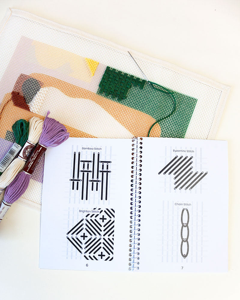 Mise en Place Needlepoint Canvas – Stitch Style Needlepoint