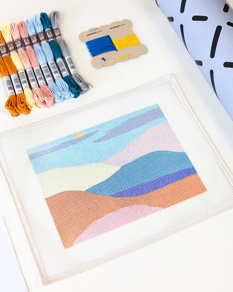 Mountain Spring Needlepoint Kit Stitch Guide – Unwind Studio